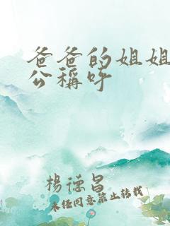 爸爸的姐姐的老公称呼