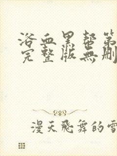 浴血黑帮第一季完整版无删减