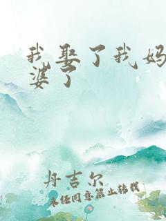 我娶了我妈当老婆了