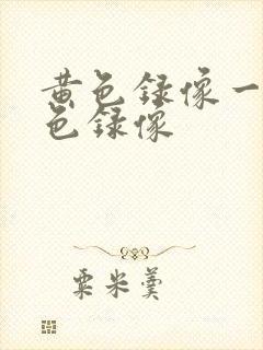 黄色录像一级黄色录像
