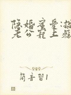隐婚蜜爱:总裁老公宠上瘾 完本 隐婚蜜爱:总裁老公宠上瘾 完本