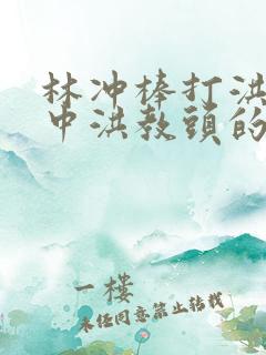 林冲棒打洪教头中洪教头的性格特点