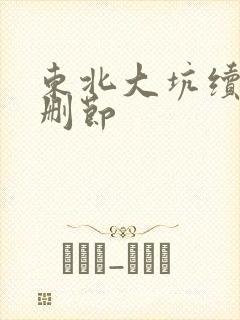 东北大坑续集未删节