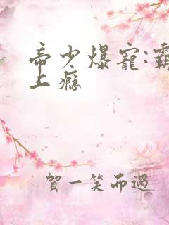 帝少爆宠:霸妻上瘾