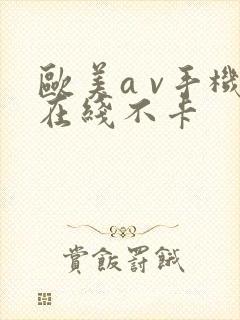 欧美a v手机在线不卡