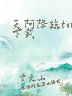 天阿降临txt下载