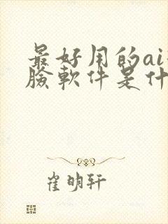 最好用的ai换脸软件是什么