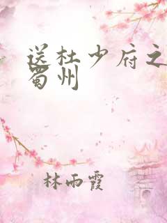 送杜少府之任州蜀州 送杜少府之任州蜀州