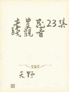 老农民23集在线观看