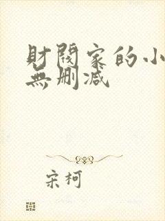 财阀家的小儿子无删减