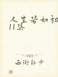 人生若如初见第11集