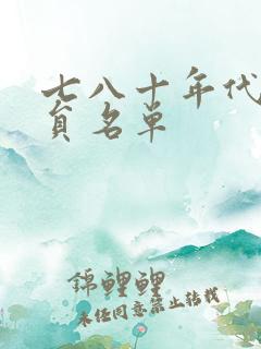 七八十年代女演员名单