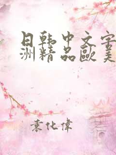 日韩中文字幕亚洲精品欧美