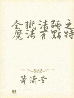全职法师之我的魔法有点特别 小说