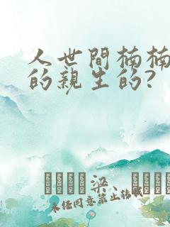 人世间楠楠是谁的亲生的?