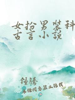 女扮男装科举的古言小说