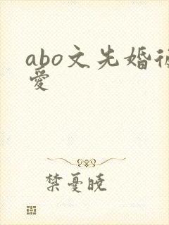 abo文先婚后爱