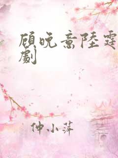 顾晚意陆霆之短剧
