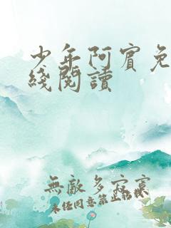 少年阿宾免费在线阅读