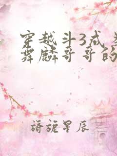 穿越斗3成为唐舞麟哥哥的小说