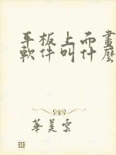 平板上面画画的软件叫什么