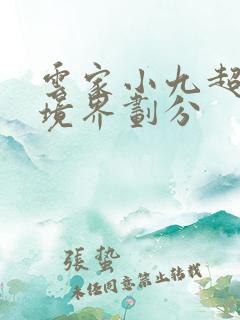 云家小九超皮哒境界划分