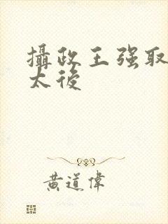 摄政王强取豪夺太后