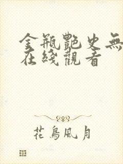 金瓶艳史无删减在线观看