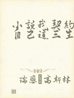 小说我契约了我自己道三生最新