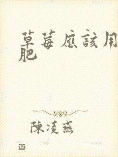 草莓应该用什么肥