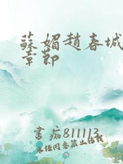 苏媚赵春城22章节