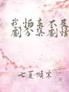 我怕来不及电视剧分集剧情介绍