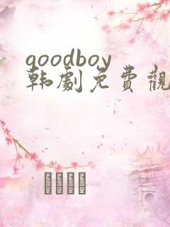 goodboy韩剧免费观看全集