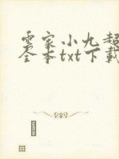 云家小九超皮哒全本txt下载