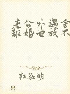 老公外遇舍不得离婚也放不下小三