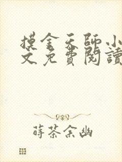 摸金天师小说全文免费阅读全文