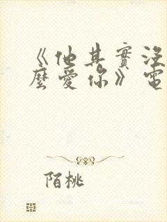 《他其实没有那么爱你》电视剧
