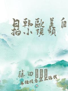 日韩欧美自拍偷拍小视频