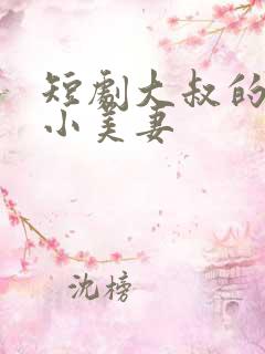 短剧大叔的甜宠小美妻