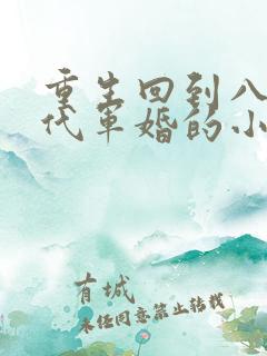 重生回到八零年代军婚的小说