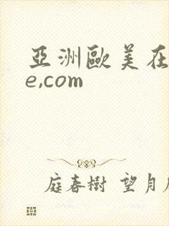 亚洲欧美在线se,com