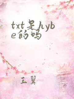 txt是hybe的吗