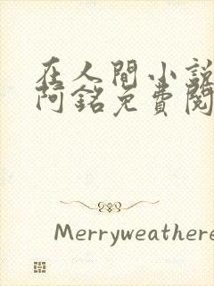 在人间小说采薇阿铭免费阅读全文