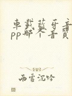 车载蓝牙音乐app哪个音质好