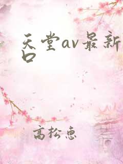 天堂av最新入口