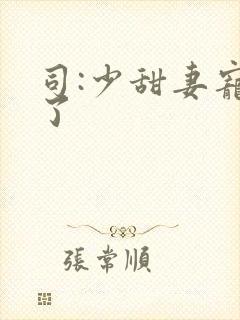 司:少甜妻宠定了