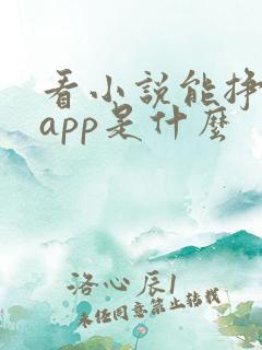 看小说能挣钱的app是什么