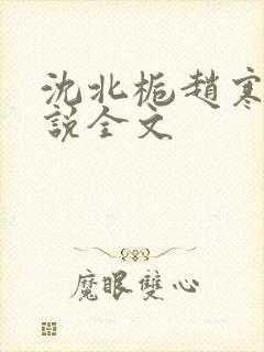 沈北栀赵寒京小说全文