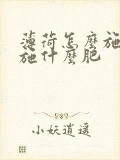 薄荷怎么施肥?施什么肥