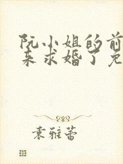 阮小姐的前夫又来求婚了免费大结局